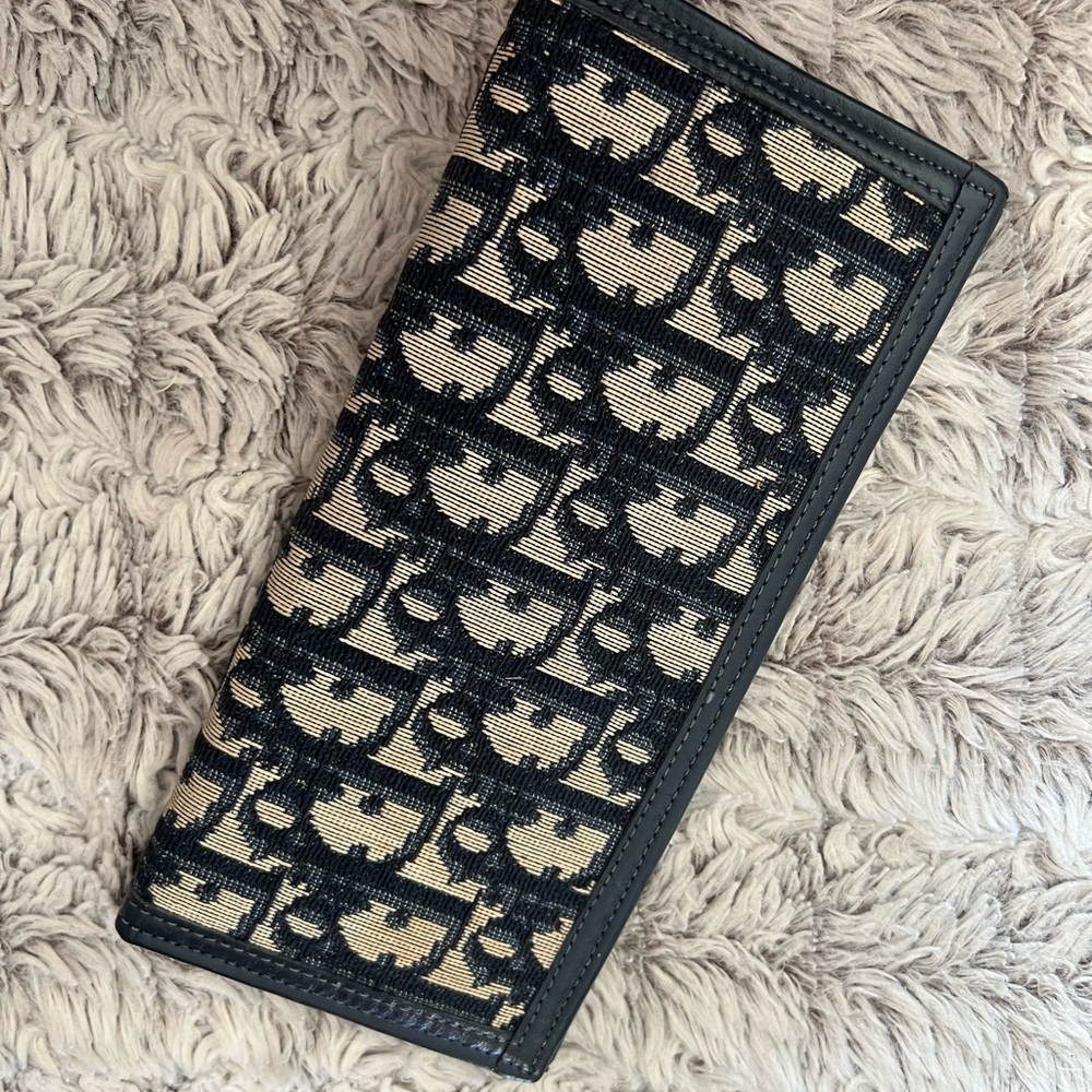 Vintage Dior Monogram Clutch/Wallet